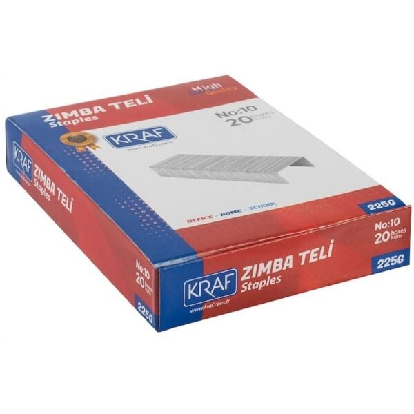 Kraf Zımba Teli No:10 Beyaz 1000 Li 225G