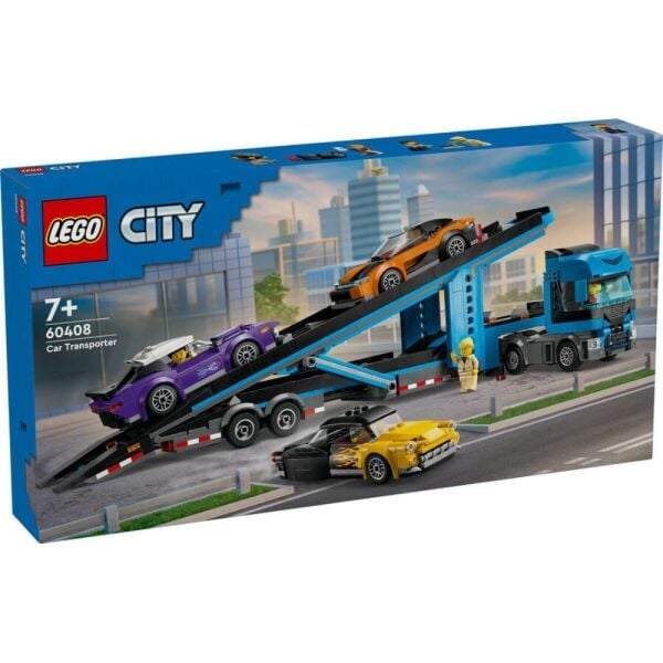 LEGO® City Spor Arabalı Araç Taşıma Kamyonu 60408