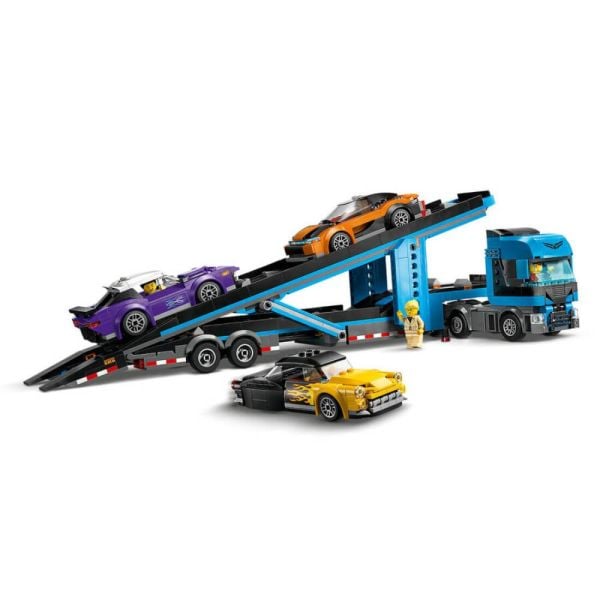 LEGO® City Spor Arabalı Araç Taşıma Kamyonu 60408
