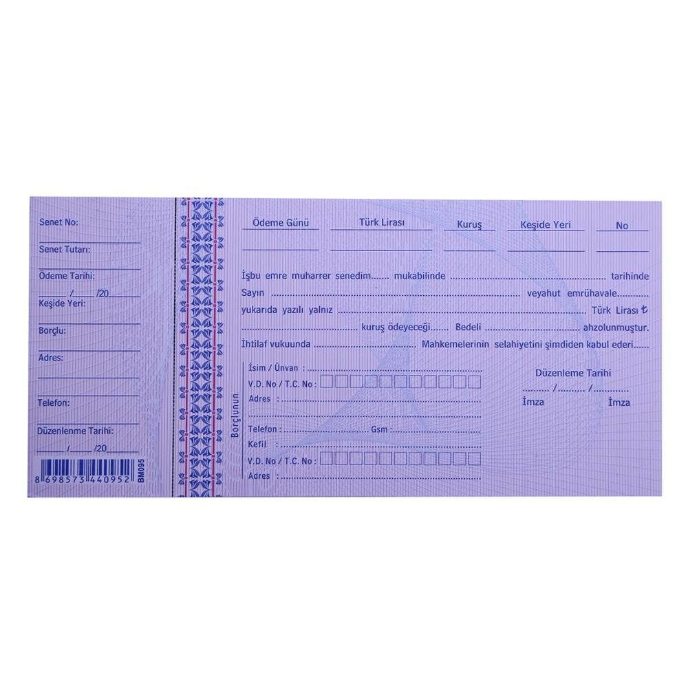 Özkan Senet Koçanlı XL 100 lü BM173