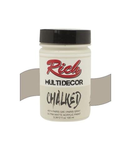 Rich Multi Decor Chalked Akrilik Boya 100 cc Paris Gri 100-4574