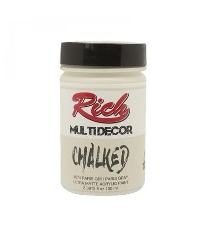Rich Multi Decor Chalked Akrilik Boya 100 cc Paris Gri 100-4574