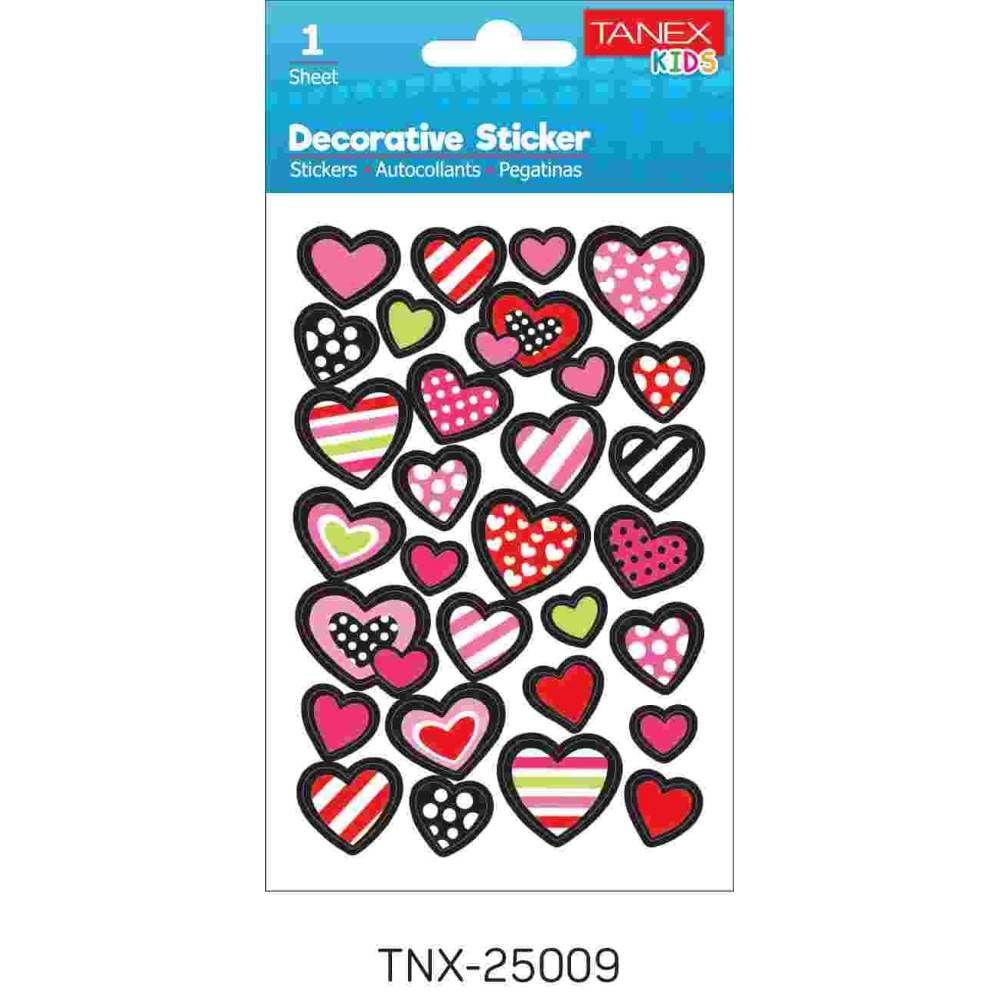 Tanex Sticker Kalp Serisi 25009
