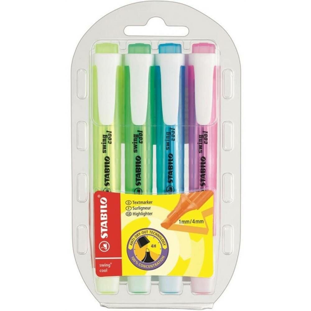 Stabılo Fosforlu Kalem Swıng Cool Set 4 Lü 275/4