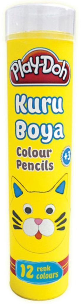 Playdoh Kuru Boya 12 Renk Tüp KU005
