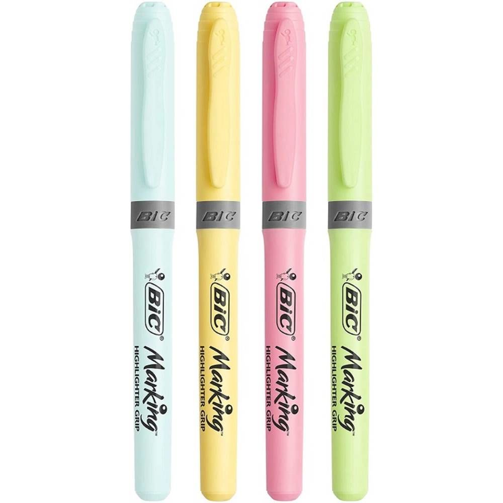 Bıc Fosforlu Kalem Brıte Lıner Grıp Set 4 Lü Pastel Bls. 964859
