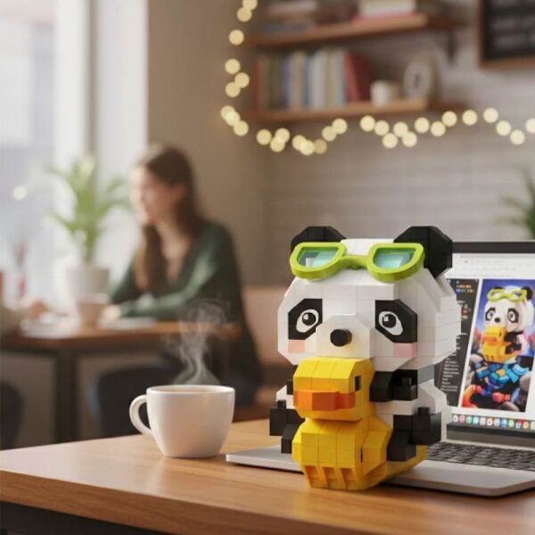 LOZ 8634 Ördekli Panda 190 Parça Blok Oyuncak