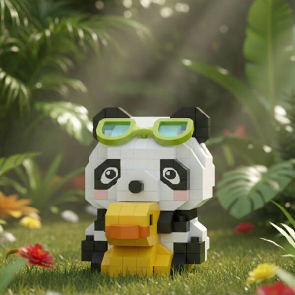LOZ 8634 Ördekli Panda 190 Parça Blok Oyuncak