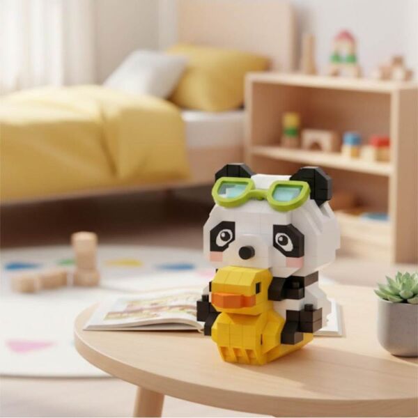 LOZ 8634 Ördekli Panda 190 Parça Blok Oyuncak