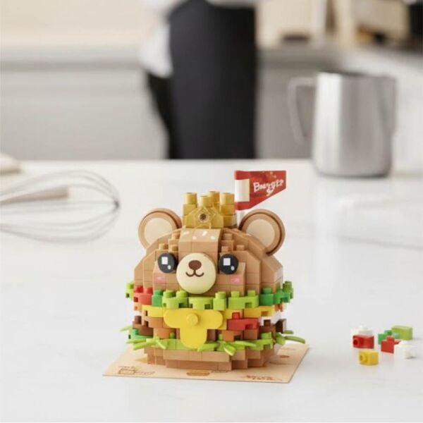 LOZ LZ-8812 Ayılı Burger 260 Parça Blok Oyuncak