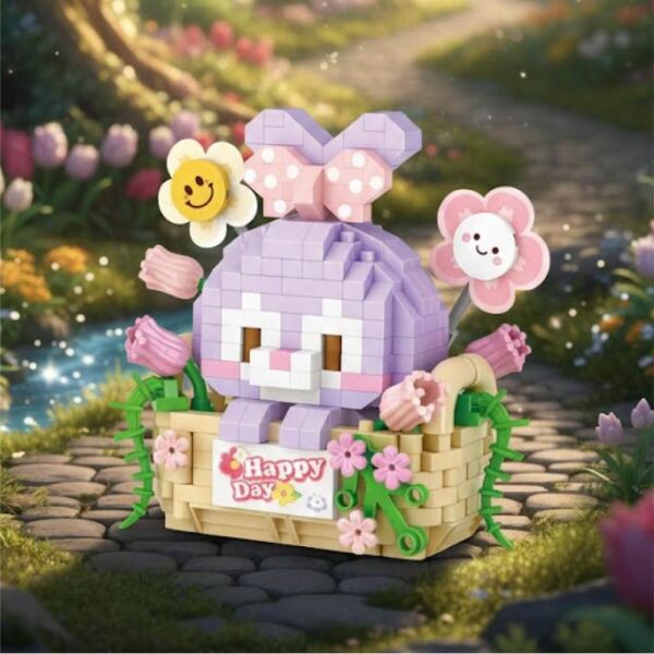 LOZ LZ-8805 Mor Tavşan 400 Parça Blok Oyuncak