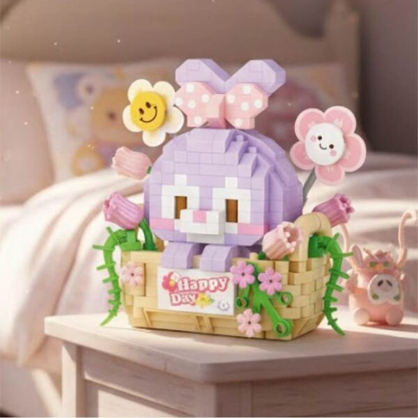 LOZ LZ-8805 Mor Tavşan 400 Parça Blok Oyuncak