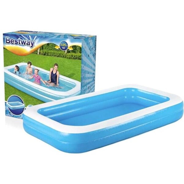 Bestway 305x183x46 cm cm Dikdörtgen Renkli Havuz 54150