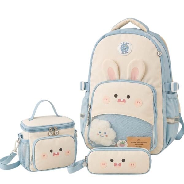 Color Bags B94 3'lü Set Turkuaz İlkokul Çantası