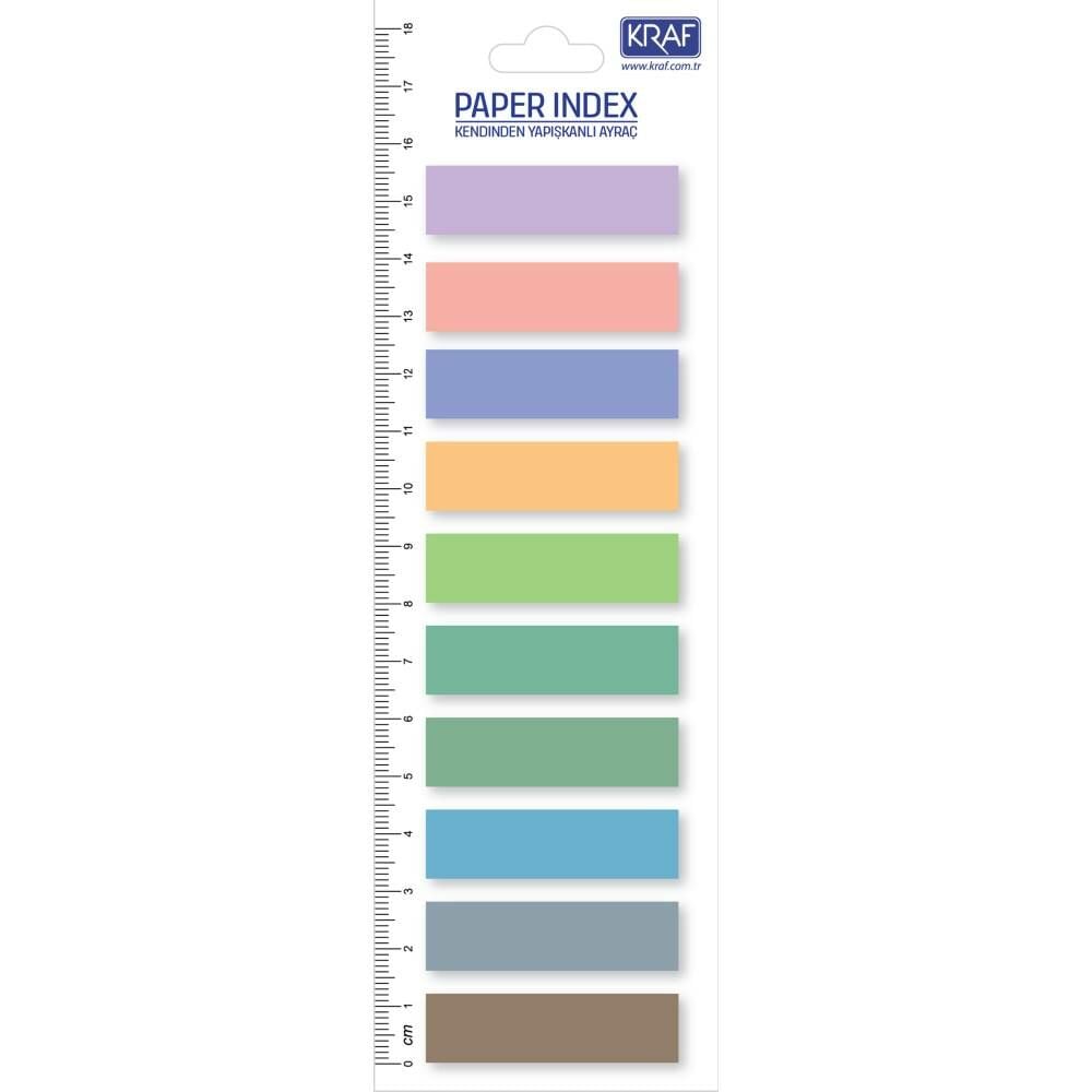 Kraf Index Fılm (Pp) 13X44mm 10 Renk X 20 Yp 51246