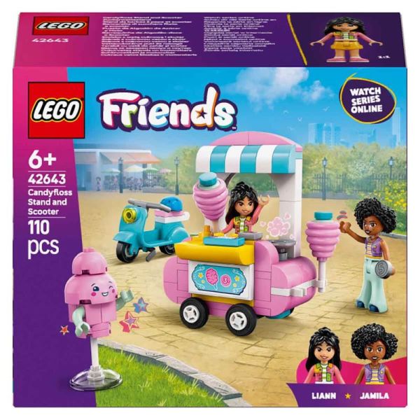 LEGO® Friends Pamuk Şeker Standı ve Scooter 42643