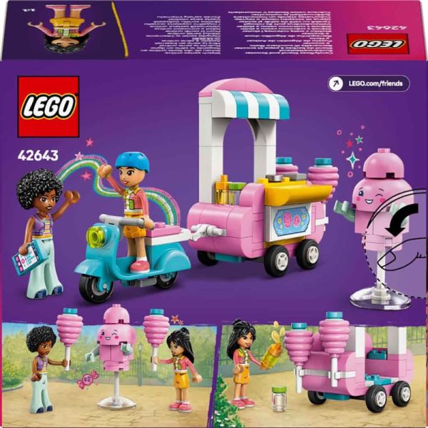 LEGO® Friends Pamuk Şeker Standı ve Scooter 42643