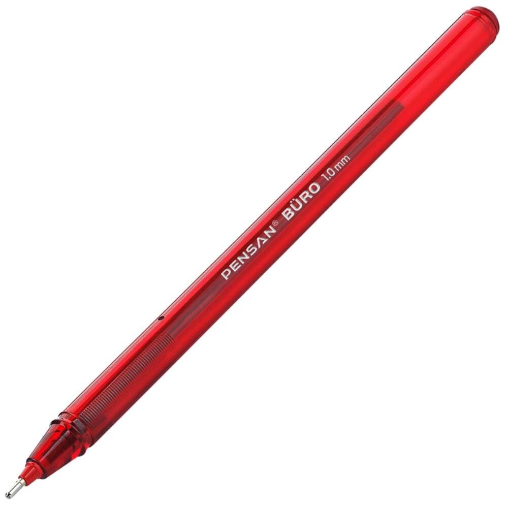 Pensan 2270 1.0 mm Kırmızı Büro Tükenmez Kalem