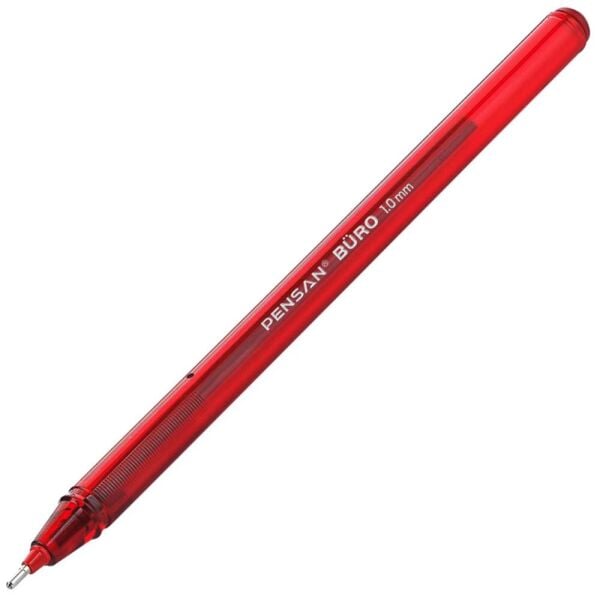 Pensan 2270 1.0 mm Kırmızı Büro Tükenmez Kalem