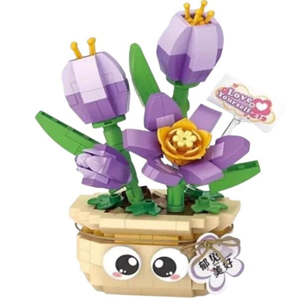 LOZ LZ-8842 Lale Çiçeği 380 Parça Blok Oyuncak