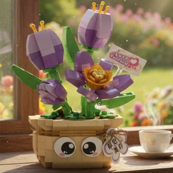 LOZ LZ-8842 Lale Çiçeği 380 Parça Blok Oyuncak