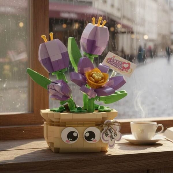 LOZ LZ-8842 Lale Çiçeği 380 Parça Blok Oyuncak
