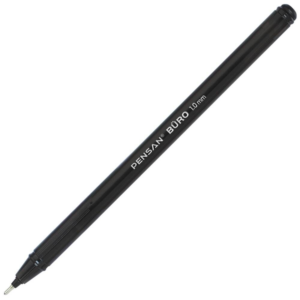 Pensan 2270 1.0 mm Siyah Büro Tükenmez Kalem