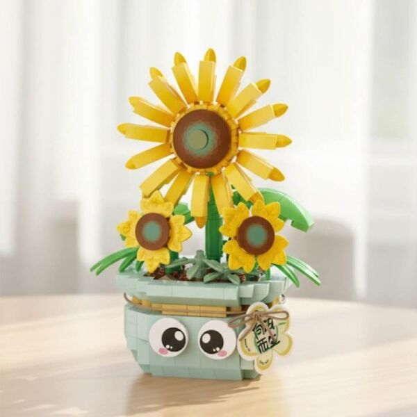 LOZ LZ-8840 Ay Çiçeği 320 Parça Blok Oyuncak