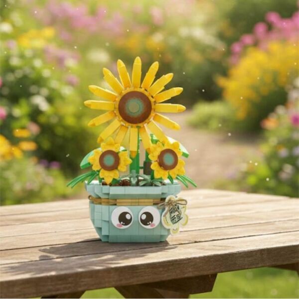 LOZ LZ-8840 Ay Çiçeği 320 Parça Blok Oyuncak