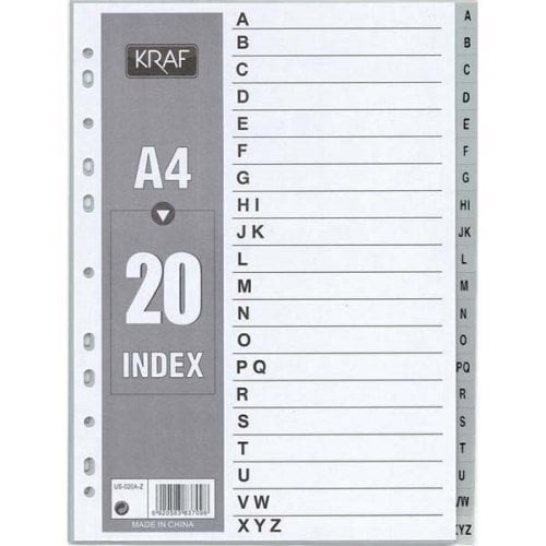 Kraf Seperatör Rakam 1-20 1020