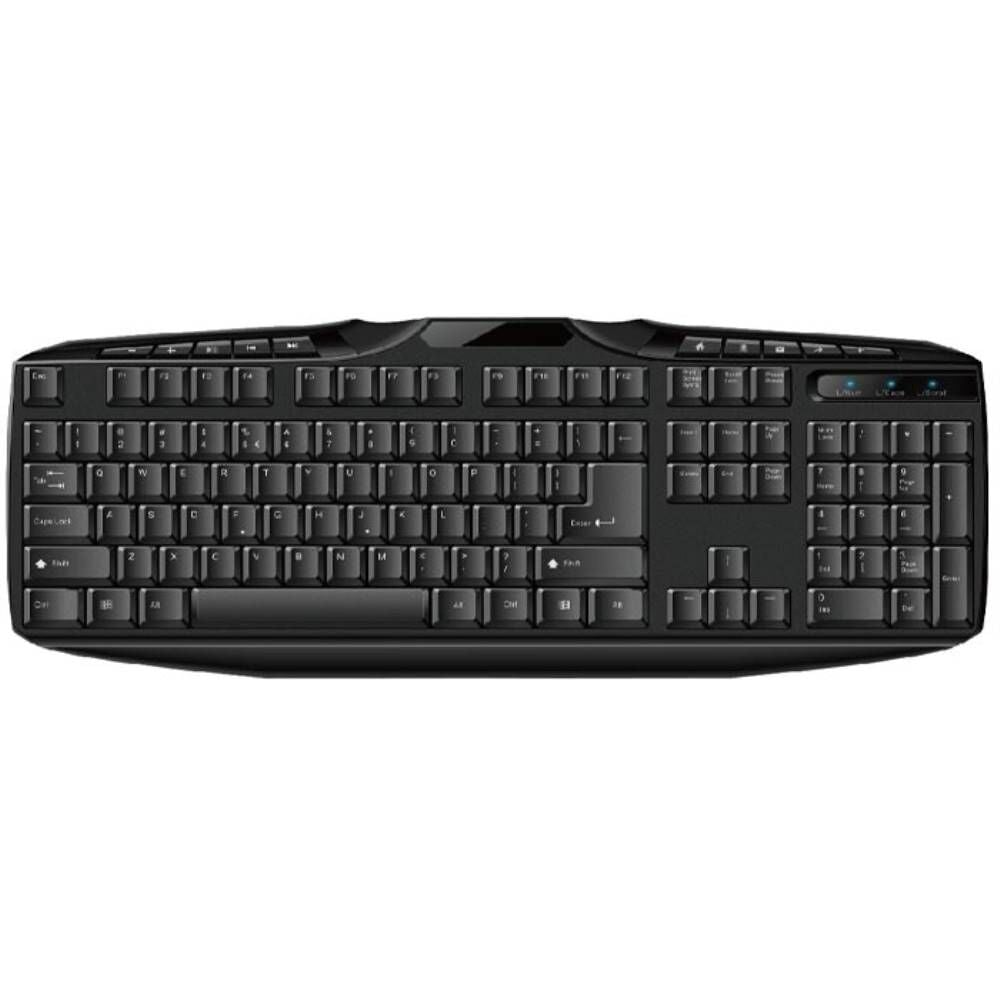 Everest KB-250U Siyah Q Usb Kablolu Multimedya 116 Tuşlu Klavye
