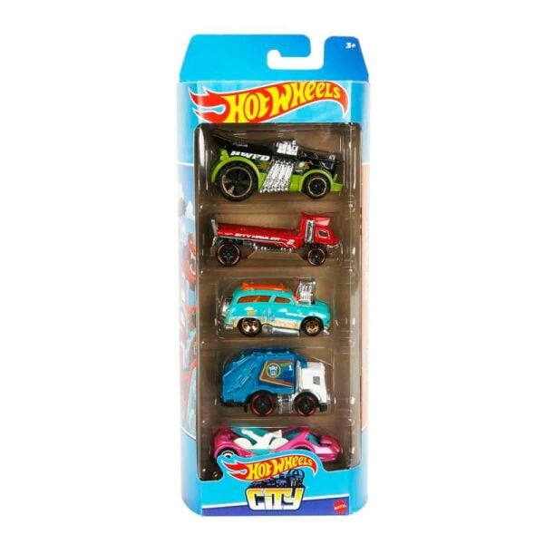 Hot Wheels 5 li Metal Araba Seti 1806