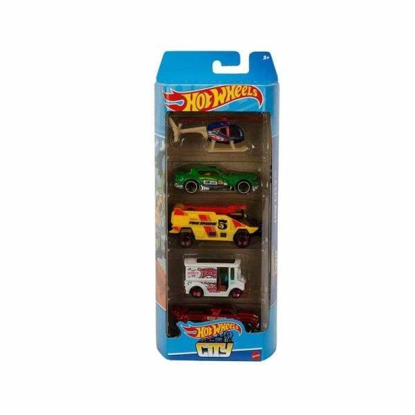 Hot Wheels 5 li Metal Araba Seti 1806