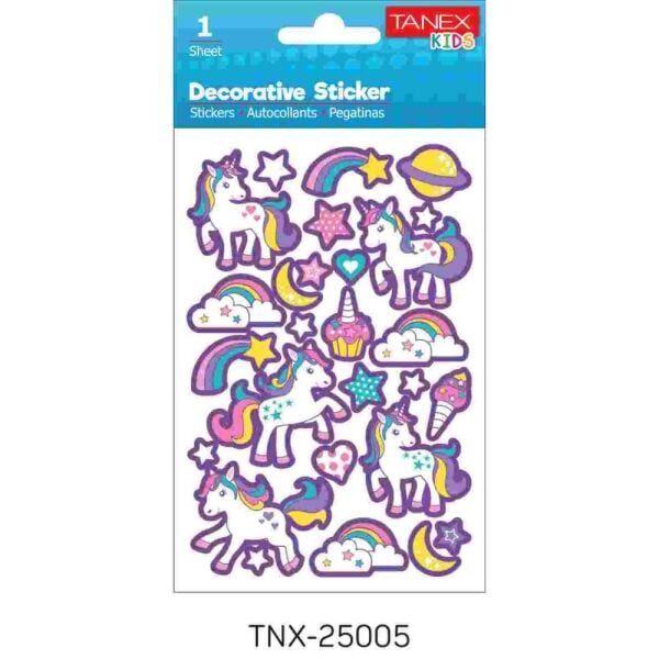 Tanex Sticker Unicorn Serisi 25005