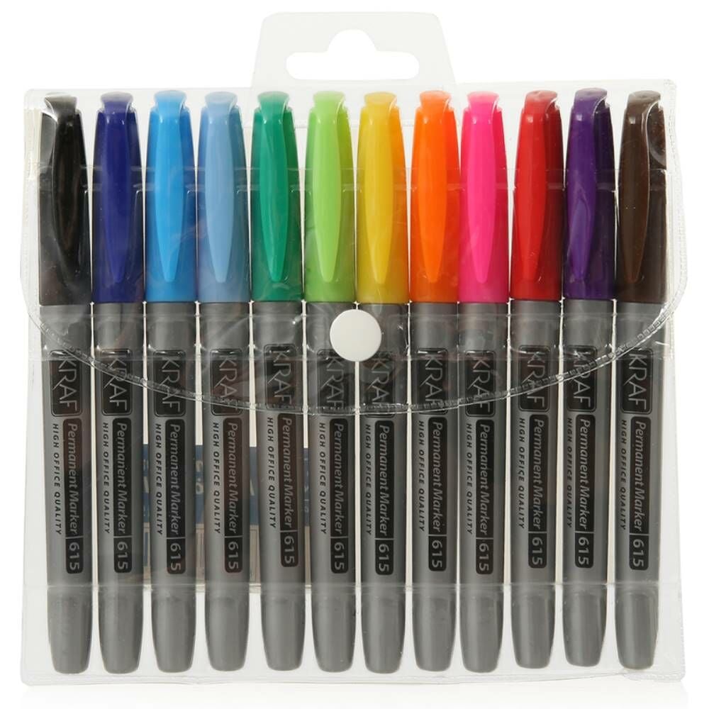 Kraf Permanent Markör 12 Li 615G