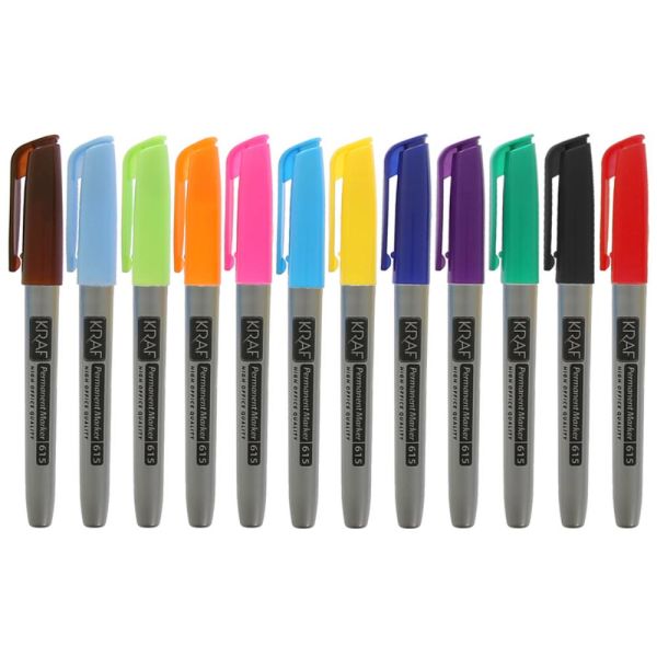 Kraf Permanent Markör 12 Li 615G