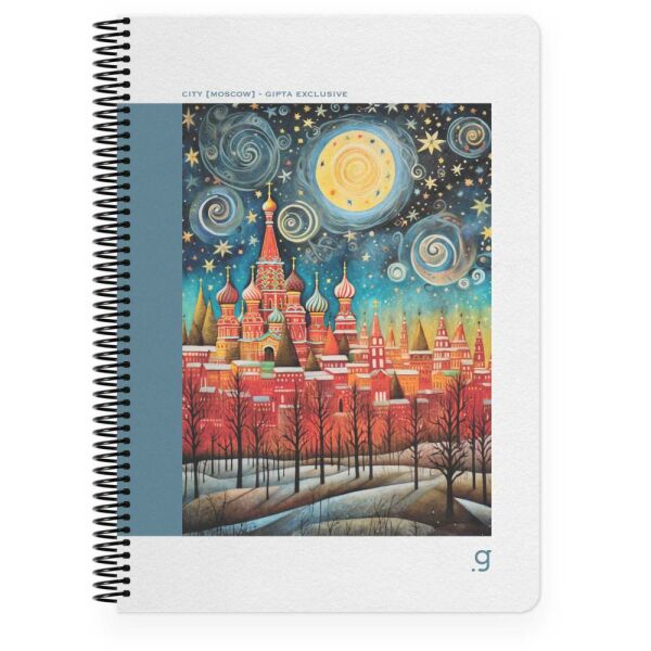 Ctiy 17x24 80 Yaprak Çizgili Sert Kapak Spiralli Defter 7253