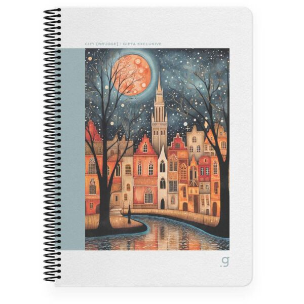 Ctiy 17x24 80 Yaprak Çizgili Sert Kapak Spiralli Defter 7253