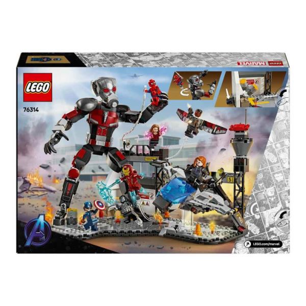 LEGO® Marvel Kaptan Amerika Kahramanların Savaşı Aksiyon Savaşı 76314