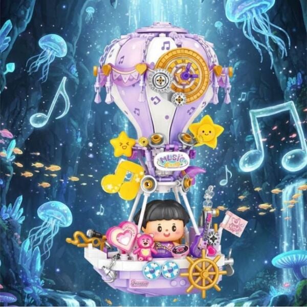 LOZ Mor Hava Balonu 666 Parça Block Oyuncak 4111