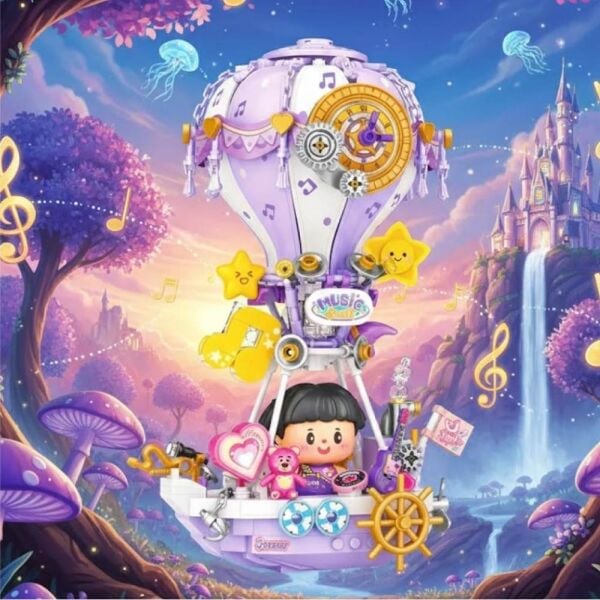 LOZ Mor Hava Balonu 666 Parça Block Oyuncak 4111