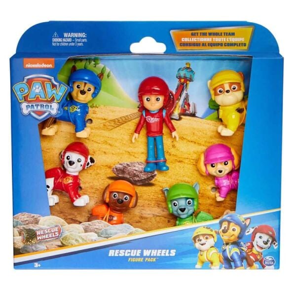 Spin Master Paw Patrol Rescue Wheels 7’li Figür Seti