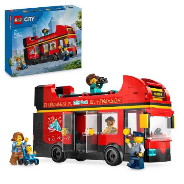 LEGO® City Kırmızı İki Katlı Gezi Otobüsü 60407