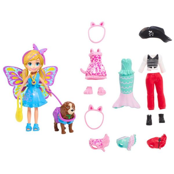 Polly Pocket Hayvan Dostu Kostüm Giyiyor GDM15