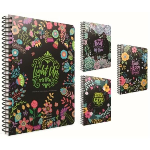 Best Notes A4 80 Yaprak Çizgili Karton Kapak Spiralli Defter 5088