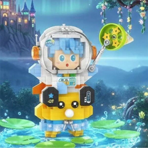 LOZ Astronot Mavi 390 Parça Block Oyuncak 8827