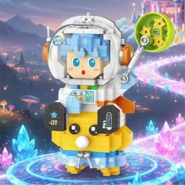 LOZ Astronot Mavi 390 Parça Block Oyuncak 8827