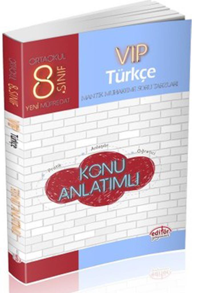 Editör 8.Sınıf LGS Türkçe Konu Anlatımlı