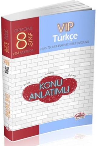 Editör 8.Sınıf LGS Türkçe Konu Anlatımlı