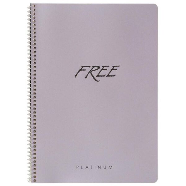 Keskin Defter Free Platinum A4 Pp Kapak Spiralli 80 Yp. Kareli 320322